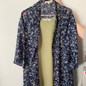 Two Wallflower dresses with cardigans
